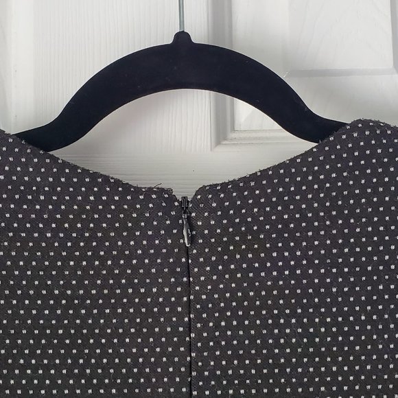 Hutch Black Tie-Sleeve Dot Shift Dress - Picture 3 of 10